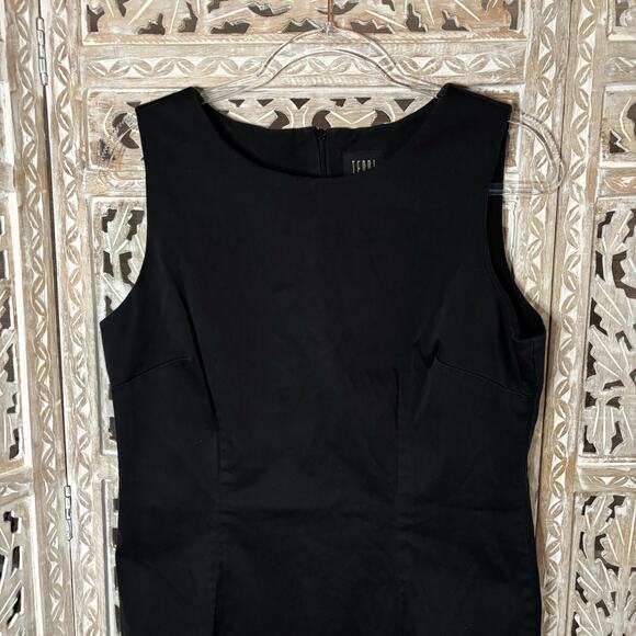 TEDDI Dresses Womens Dress Cotton Sleeveless Floral Embroidered Hem Pockets-14 - Picture 3 of 10